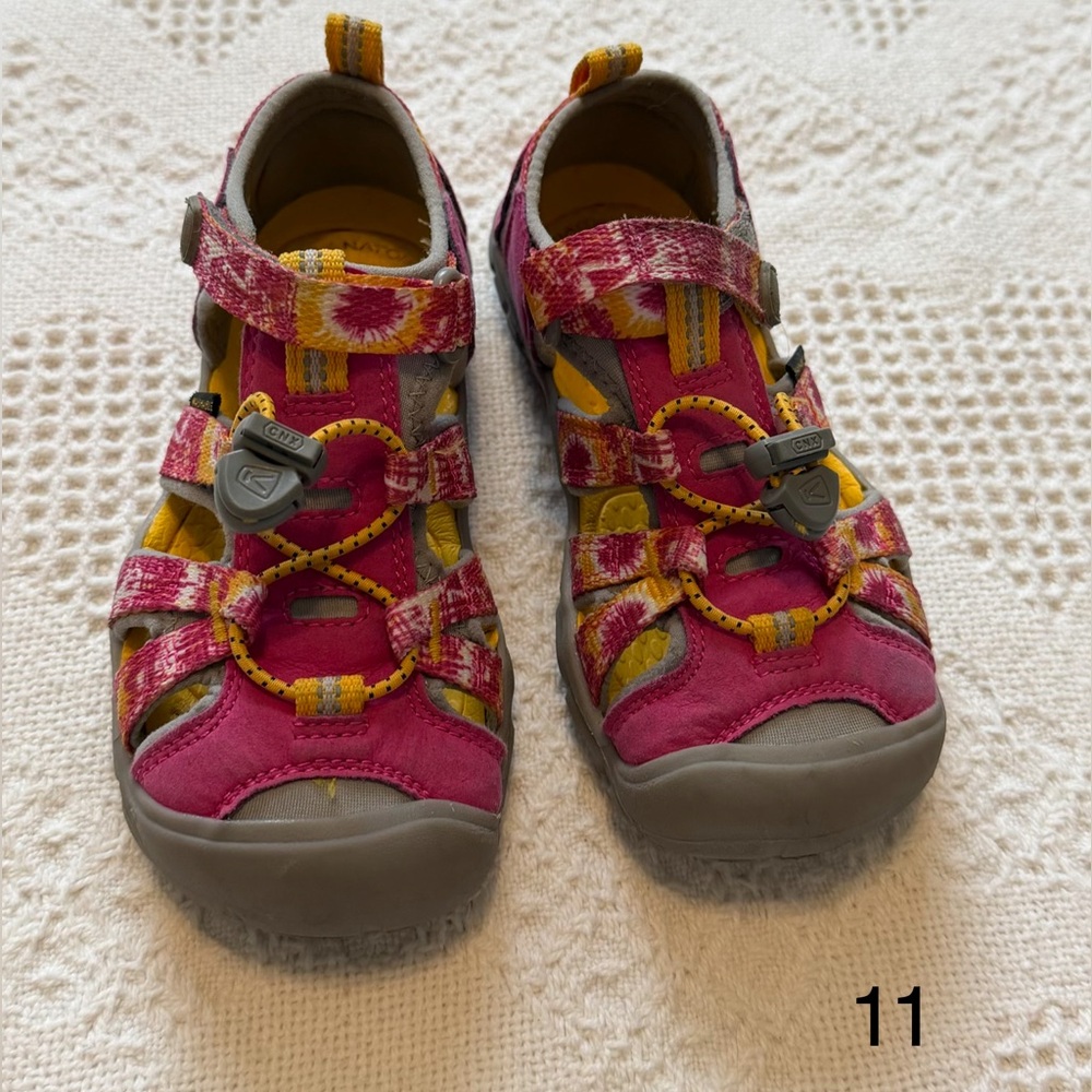 Keen - Kids Active Sandals - Pink & Yellow
